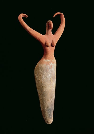 Figurina femminile, da El Mamariya, c.3600-3500 a.C. da Naqada I Period Egyptian